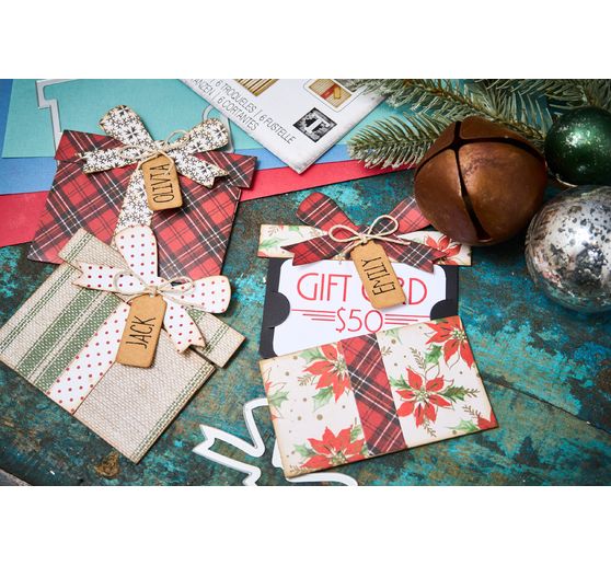 Sizzix Thinlits Punching template "Gift Card Package by Tim Holtz"