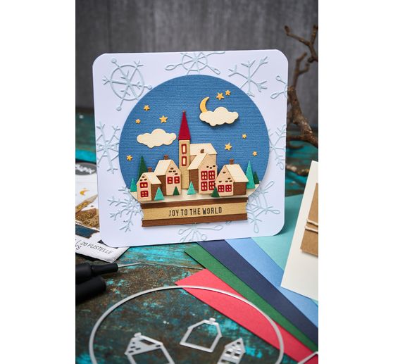 Sizzix Thinlits Punching template "Snowglobe by Tim Holtz"