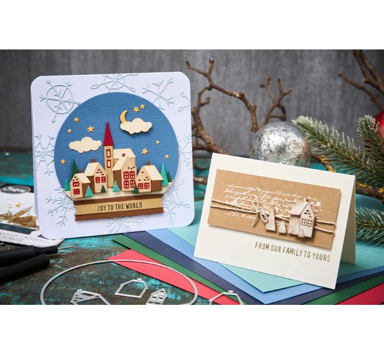 Sizzix Thinlits Punching template "Snowglobe by Tim Holtz"