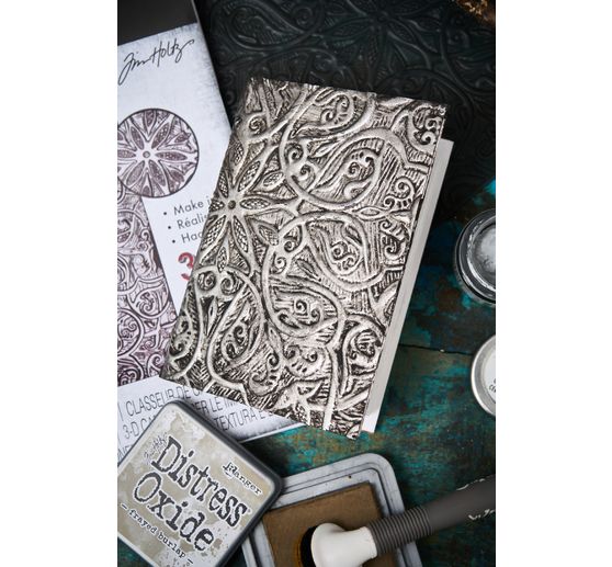 Sizzix A5 3D Embossing template "Engraved by Tim Holtz"