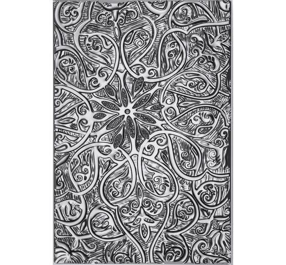 Sizzix A5 3D Embossing template "Engraved by Tim Holtz"