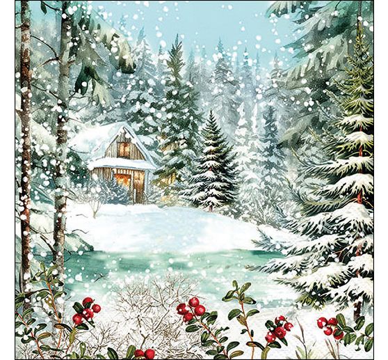 Napkin "Cabin In The Woods"