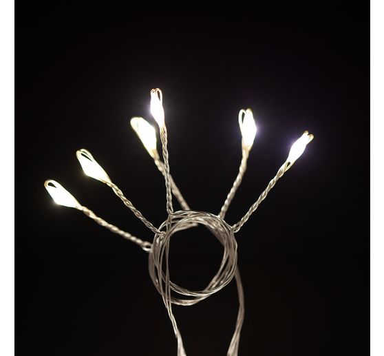 Outdoor LED chain of lights with timer 6/18h, 80 LEDs
