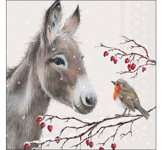 Ubrousek "Donkey And Robin"
