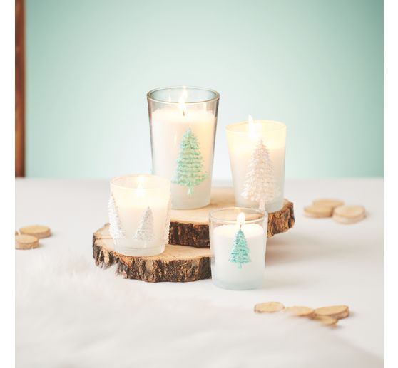 Candle sand granules with fragrance, set of 4 wicks