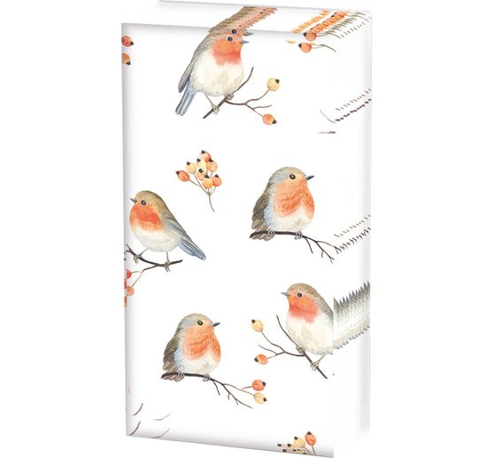 Paper handkerchiefs "Robin Family"