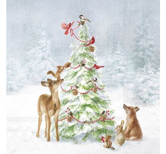 Ubrousek "Friends in Snow"