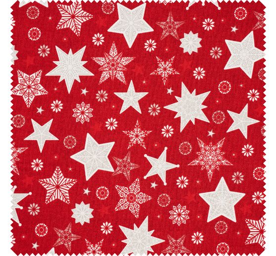 Lněná dekorační tkanina "Stars"