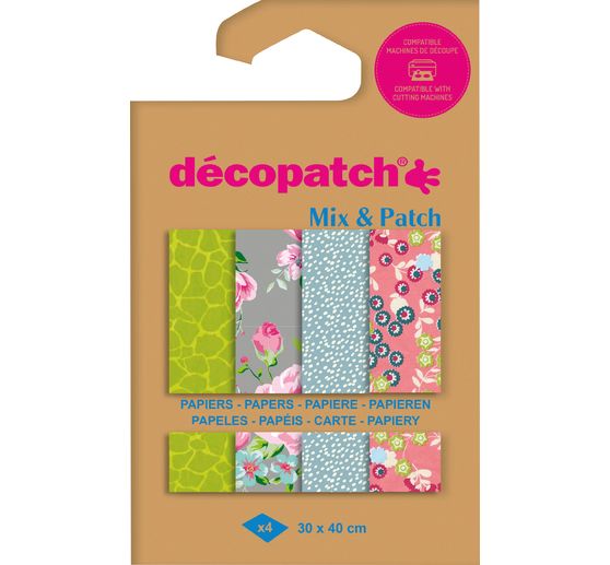 Décopatch Pocket Mix and Patch "Botanic Garden"