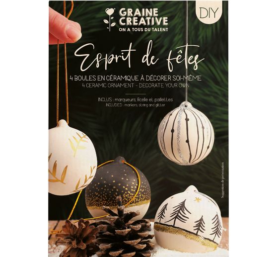 Sada na tvoření "Navrhněte si vlastní keramické ozdoby"