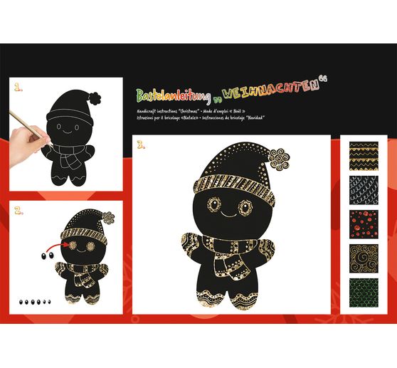 Magic scratch motifs "Christmas"