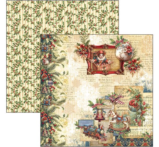 Scrapbookový papír "Toy Shop"