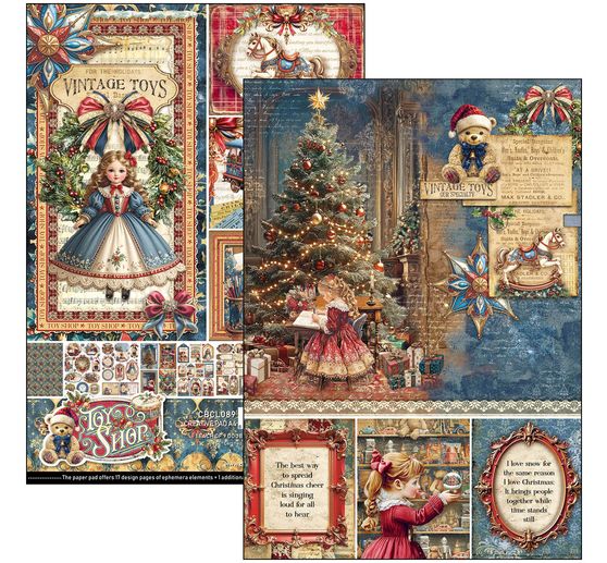 Paper set "Toy Shop"