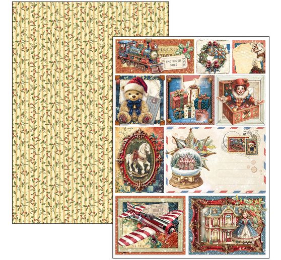 Paper set "Toy Shop"