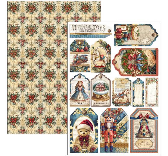 Paper set "Toy Shop"