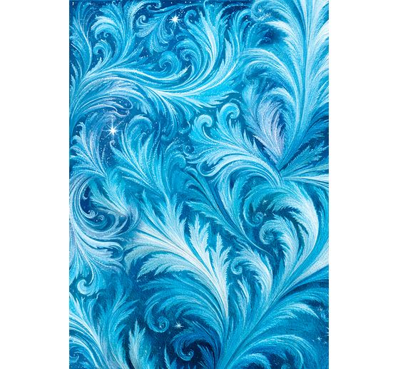 Slámová hedvábí s motivem sortiment "Frozen Land", sada 8 ks