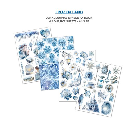 Junk Journal & Ephemera Book "Frozen Land"
