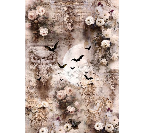 Motif straw silk assortment "Dark Akademia", set of 8