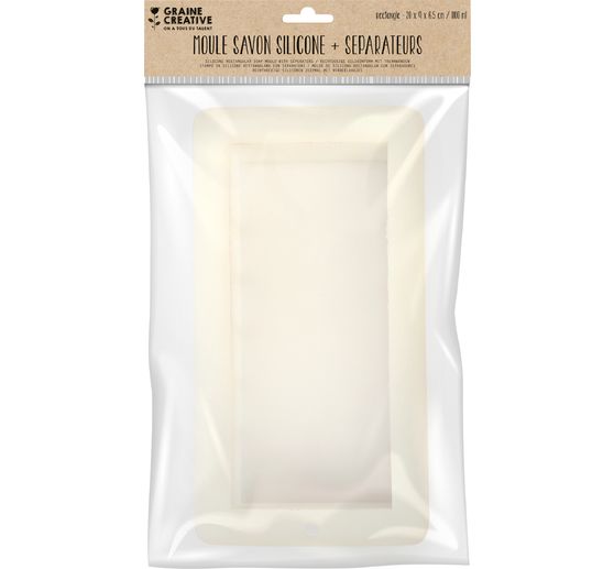 Silikonová forma na mýdlo s přepážkami