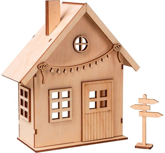 Wooden building kit "Gnome house"