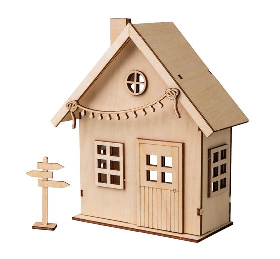 Wooden building kit "Gnome house"