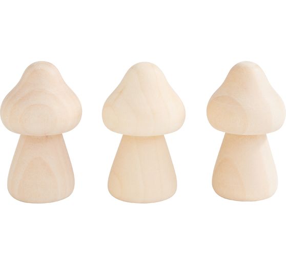 VBS Dekorativní houba "Mushroom", 3 kusy