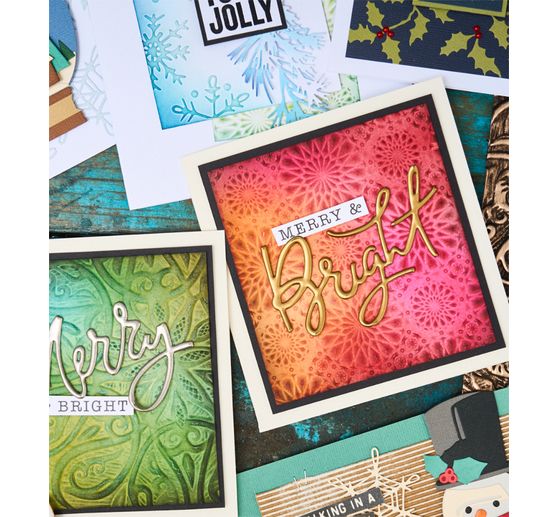 Sizzix A5 3D Embossing template " Kaleidoscope by Tim Holtz"