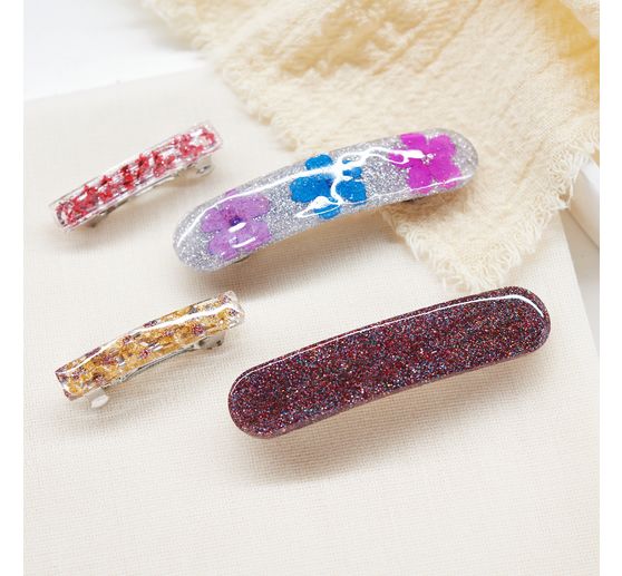 Silicone mould for jewellery "Brooches and hair clips"