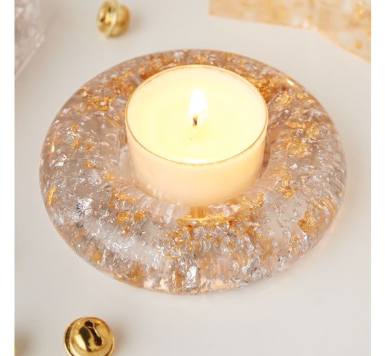 Gold silver particle mix, 9 jars