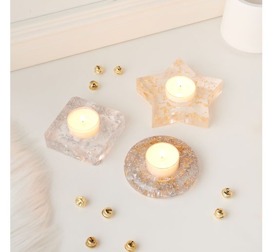 Gold silver particle mix, 9 jars