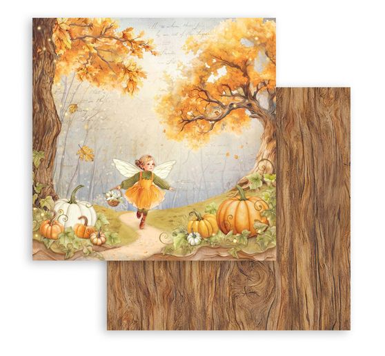 Scrapbook block "Whispering Woods"