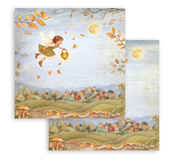 Scrapbook block "Whispering Woods"