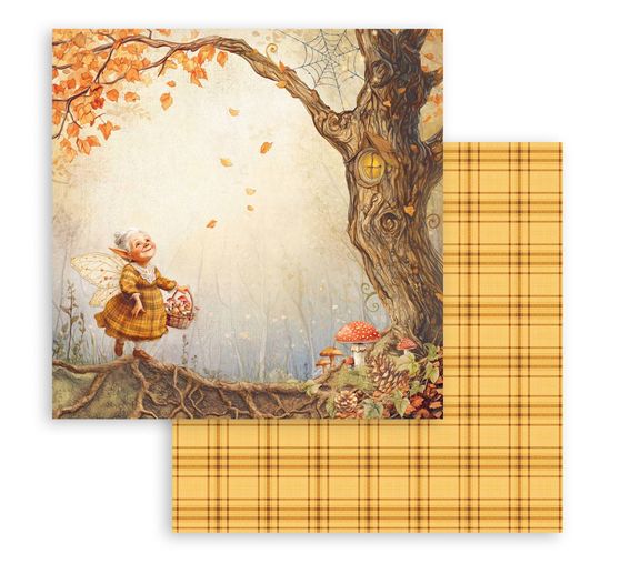 Scrapbook block "Whispering Woods"