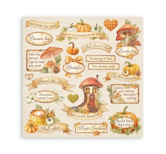 Scrapbook block "Whispering Woods"