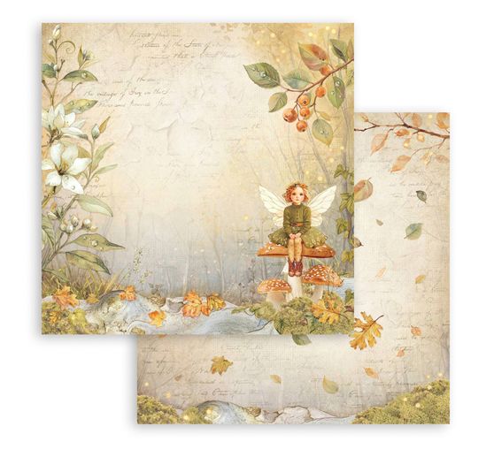 Scrapbook block "Whispering Woods"