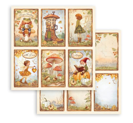 Scrapbook block "Whispering Woods"