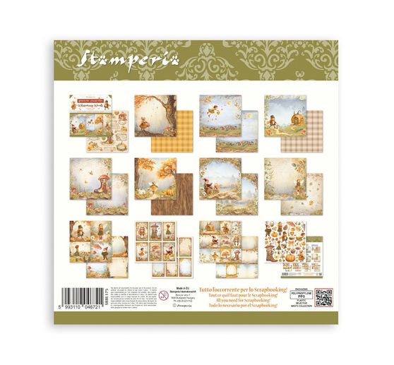 Scrapbook block "Whispering Woods"