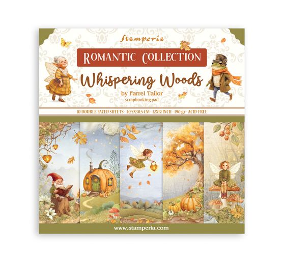 Scrapbook block "Whispering Woods"