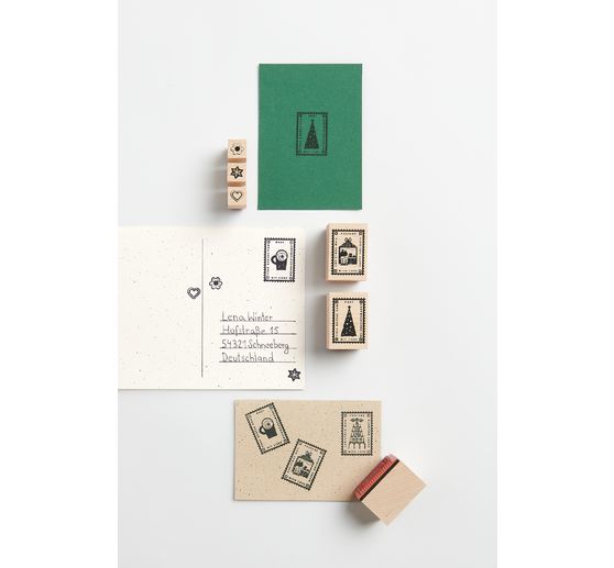 Sada razítek "Vánoční pošta"