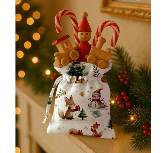 Cotton fabric "Snowys Winter magic"