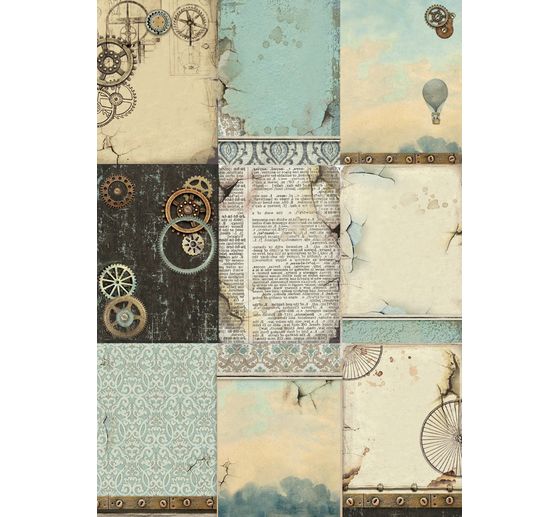 Junk Journal Book "Voyages Fantastiques"