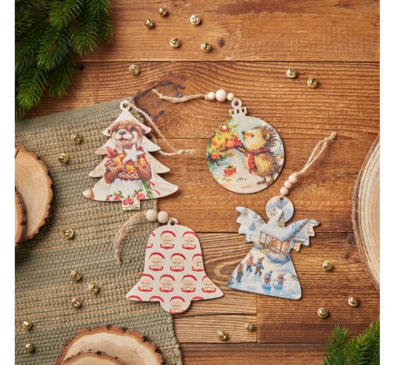 VBS Wooden decoration pendant