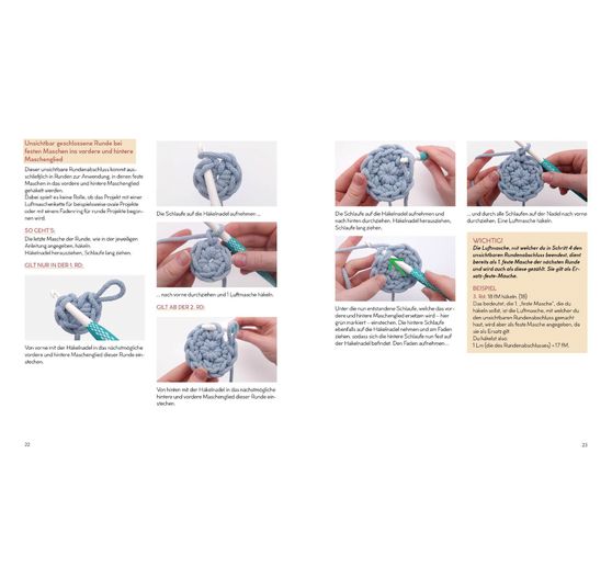 Kniha "Häkeln mit Rope-Garn"