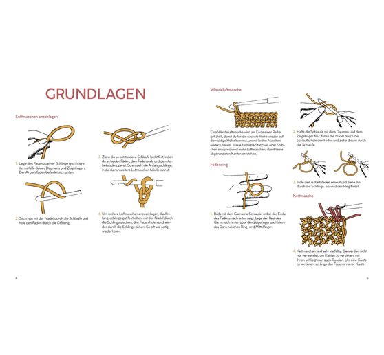 Kniha "Häkeln mit Rope-Garn"