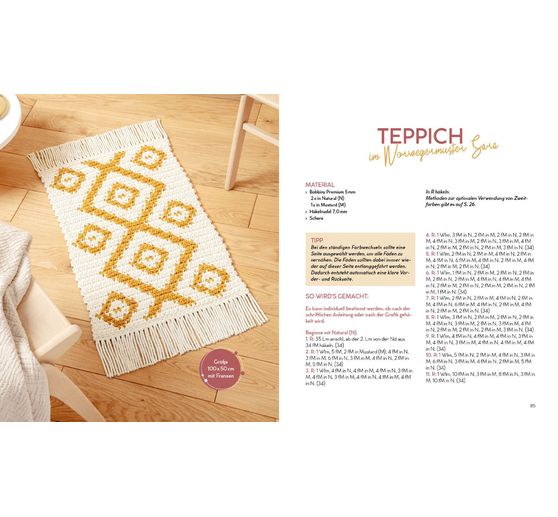 Kniha "Häkeln mit Rope-Garn"