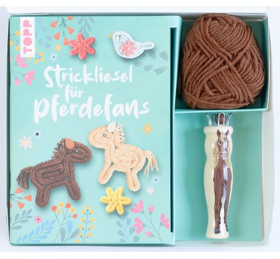 Kreativní sada "Pletená panenka pro fanoušky koní"