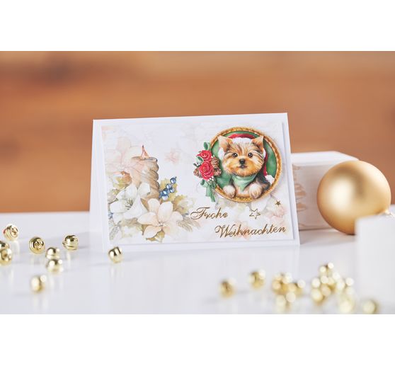 Metalický polštářek na razítka, sada 2 kusů