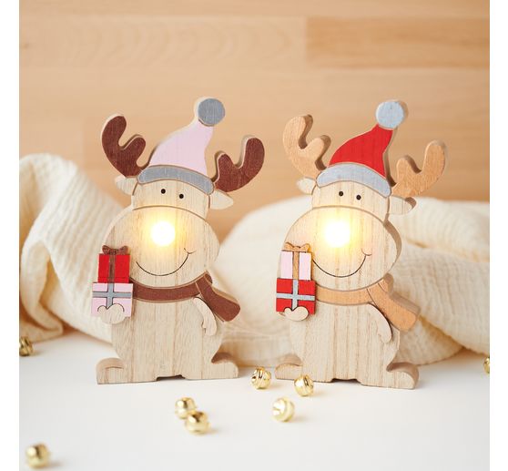 VBS Dřevěný los s LED světlem