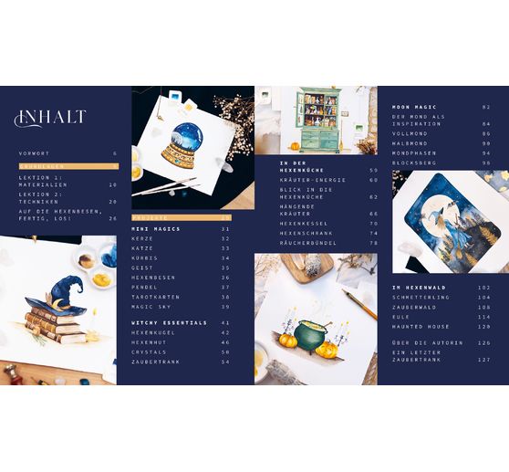 Kniha "Witchy Watercolor"