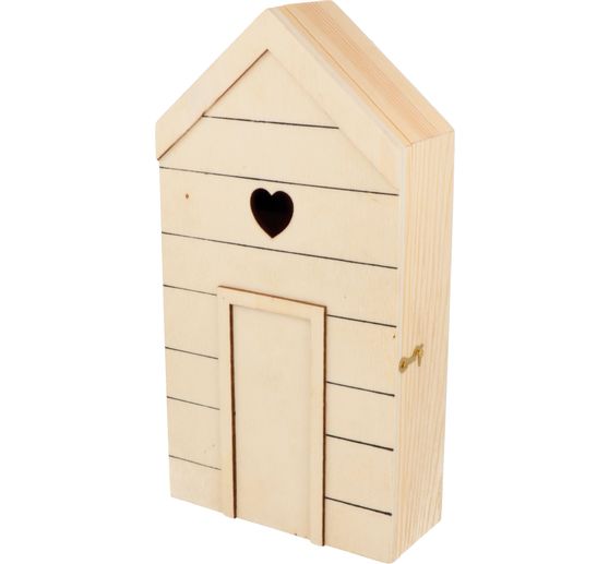 Dřevěn&aacute; krabička na kl&iacute;če "Beach house"